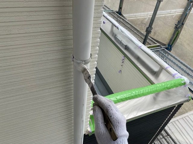 春日井市H町　K様邸　外壁塗装・シーリング工事・防水工事・外壁カバー工法　