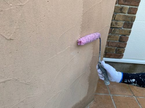 春日井市　外壁塗り替え　基礎塗装