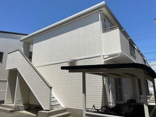 名古屋市北区　Mアパート　外壁塗装工事・屋根塗装工事