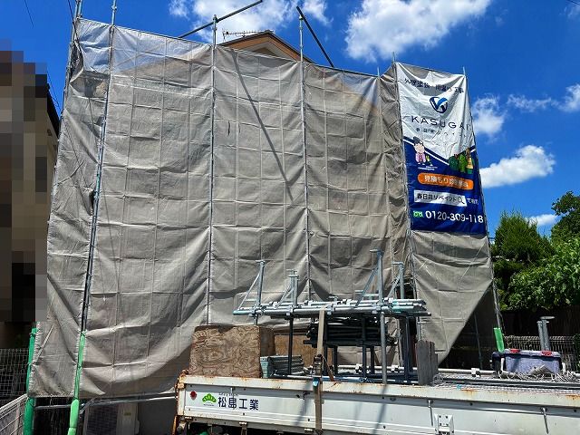 春日井市S町 I様邸 外壁塗装工事・屋根板金カバー工事・シーリング工事・防水工事