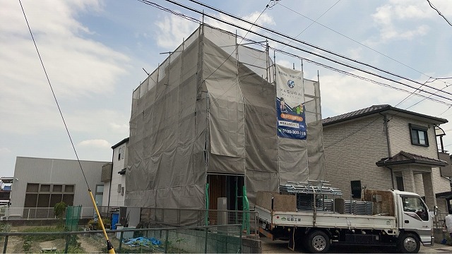 北名古屋市 A様邸 外壁塗装工事・シーリング工事・防水工事