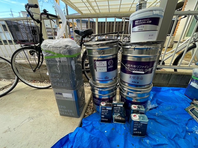 春日井市G町 U様邸 外壁塗装工事・シーリング工事・防水工事