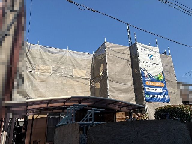 春日井市南花長町　A様邸　外壁塗装工事・シーリング工事・防水工事