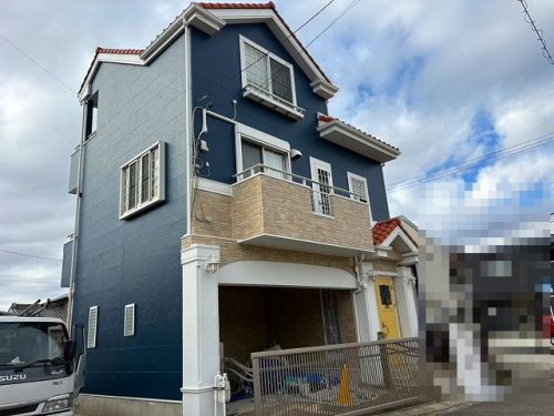 春日井市中新町　M様邸　外壁塗装工事・シーリング工事・防水工事